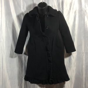 Rothschild Ruffled Long Sleeve Coat